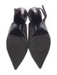 Saint Laurent Leather Studded Accents Slingback Pumps