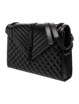 Saint Laurent Quilted Envelope Large