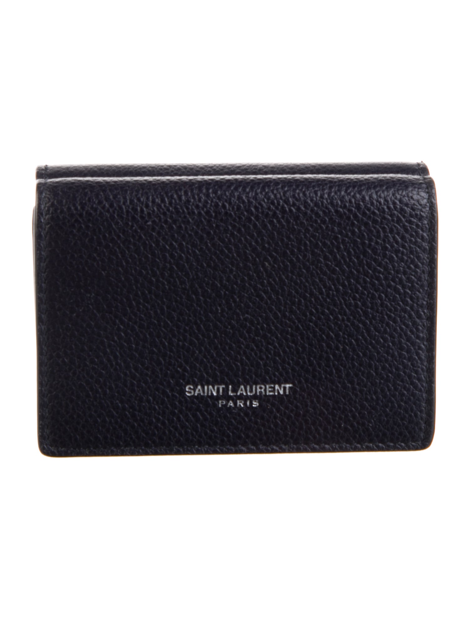 Saint Laurent 2018 Leather Compact Wallet