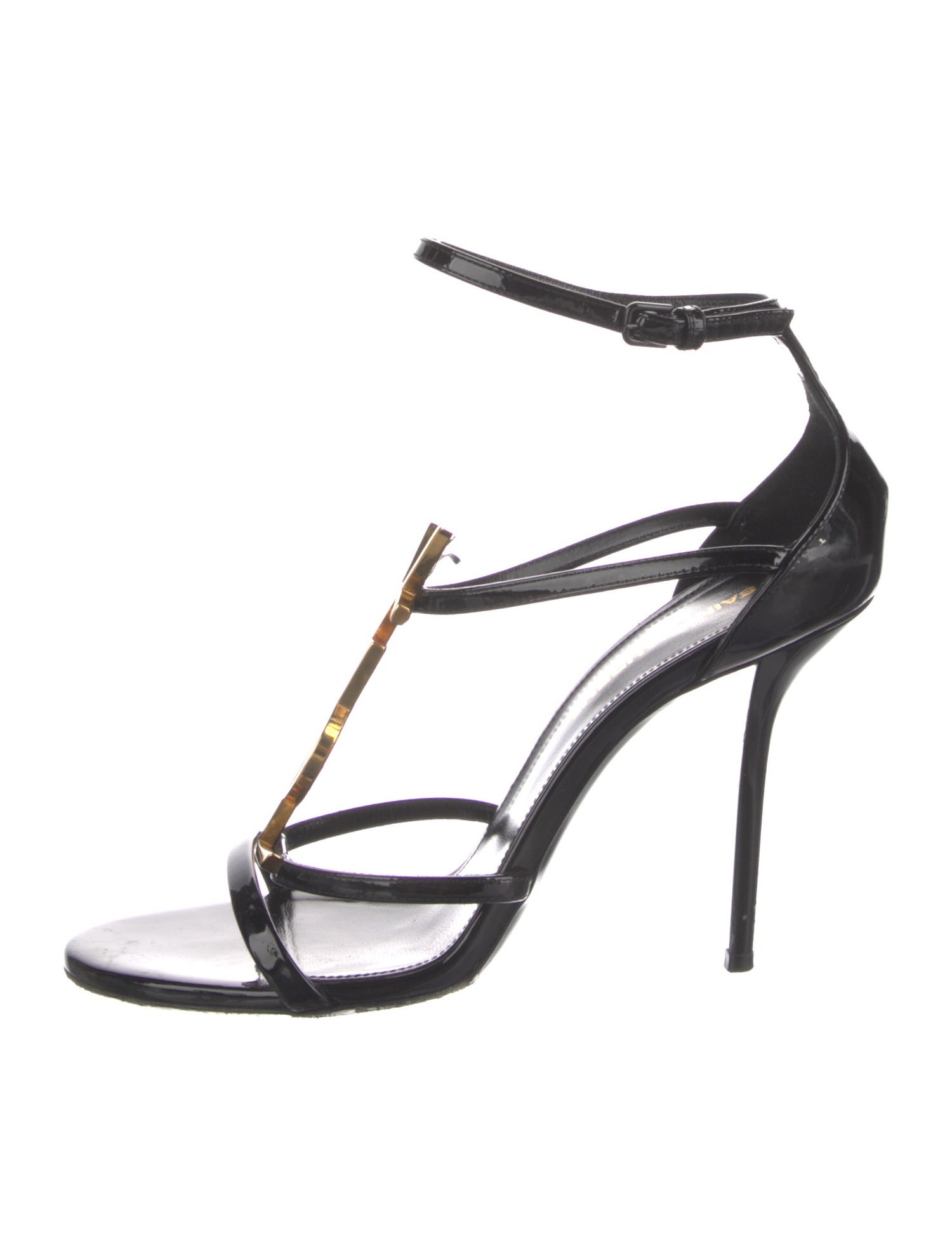 Saint Laurent Patent Leather Sandals