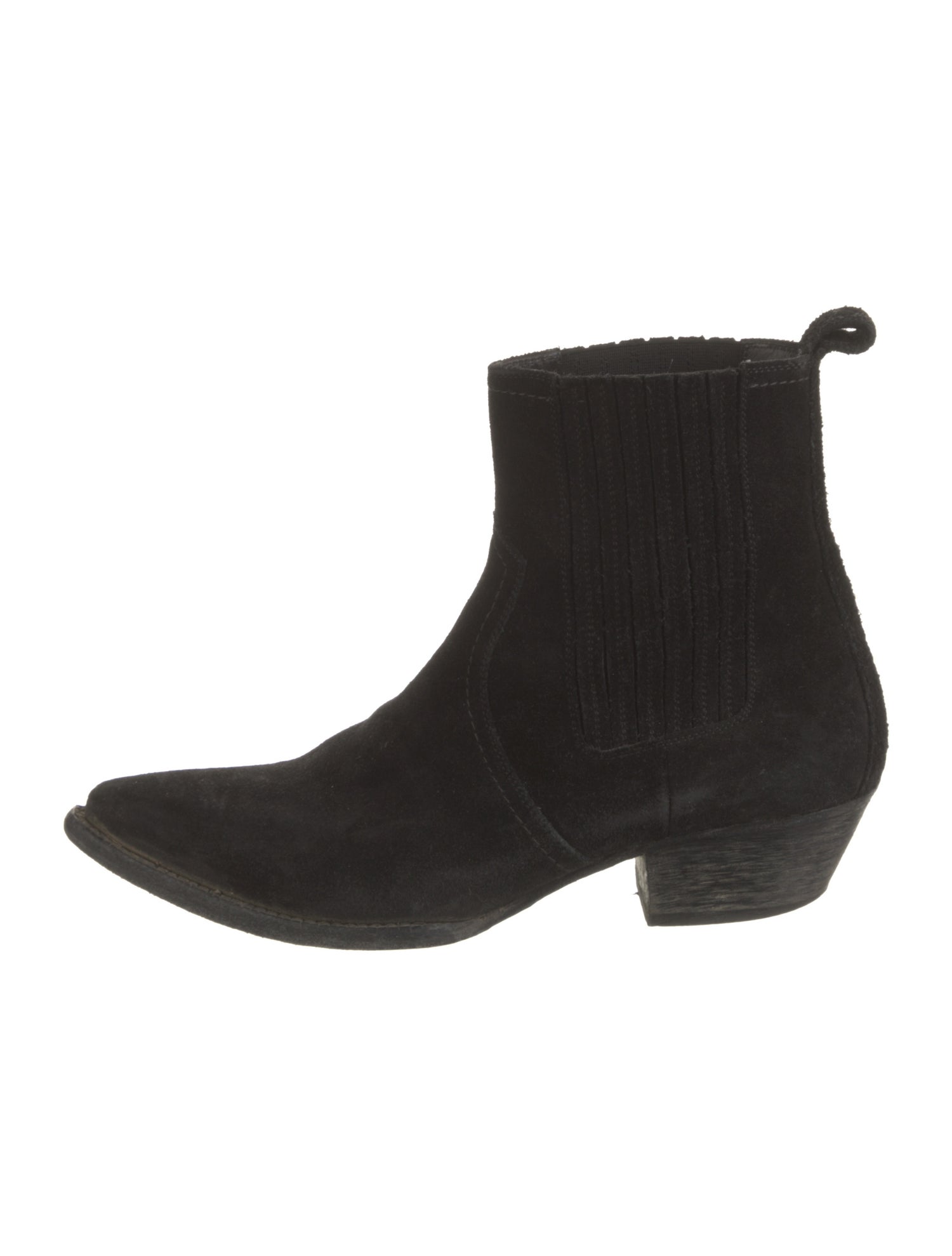 Saint Laurent Suede Chelsea Boots