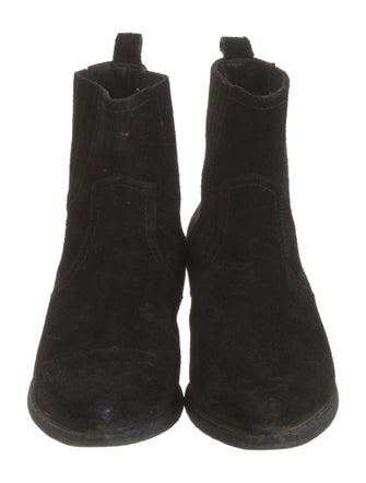 Saint Laurent Suede Chelsea Boots