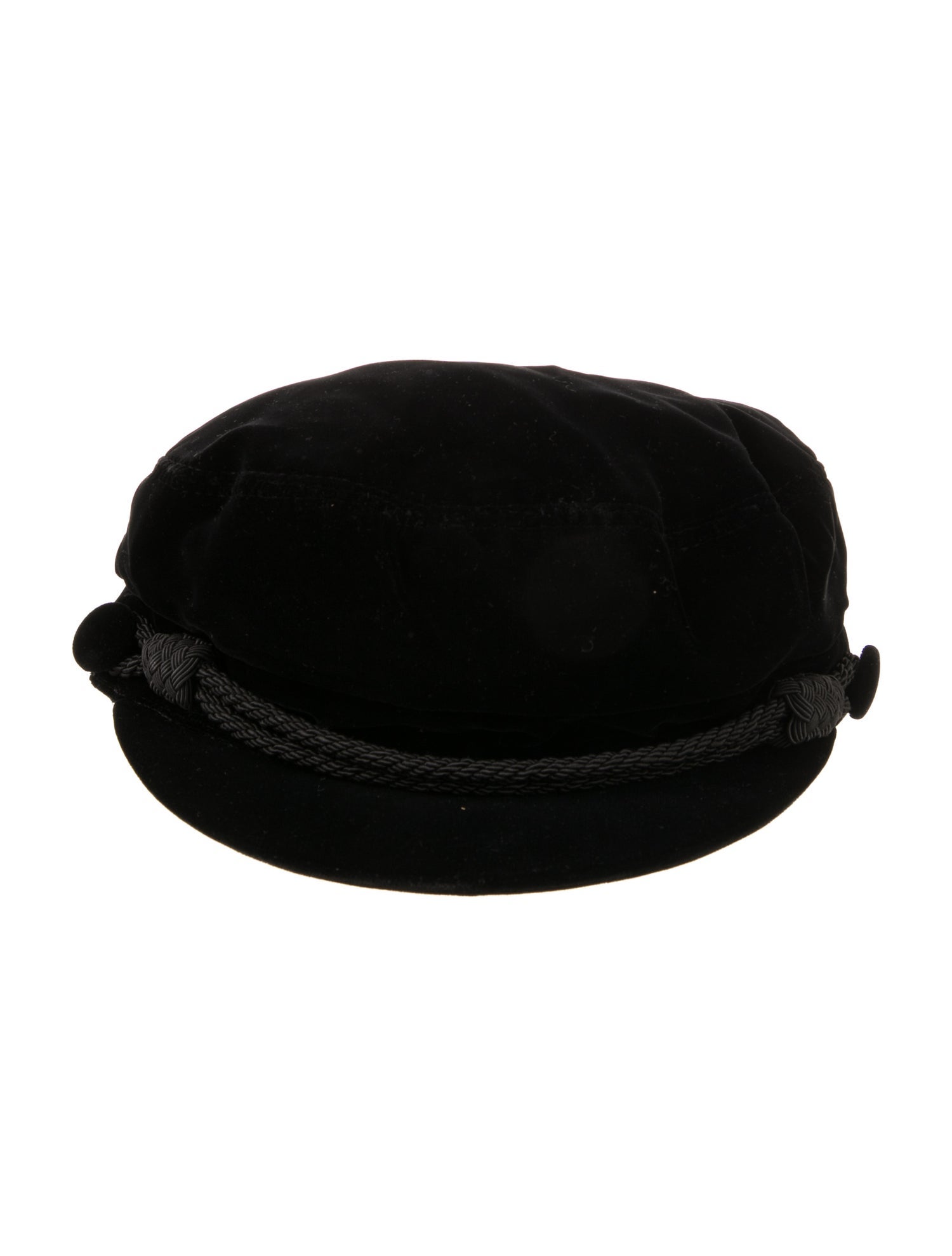 Saint Laurent Viscose Blend Newsboy Cap