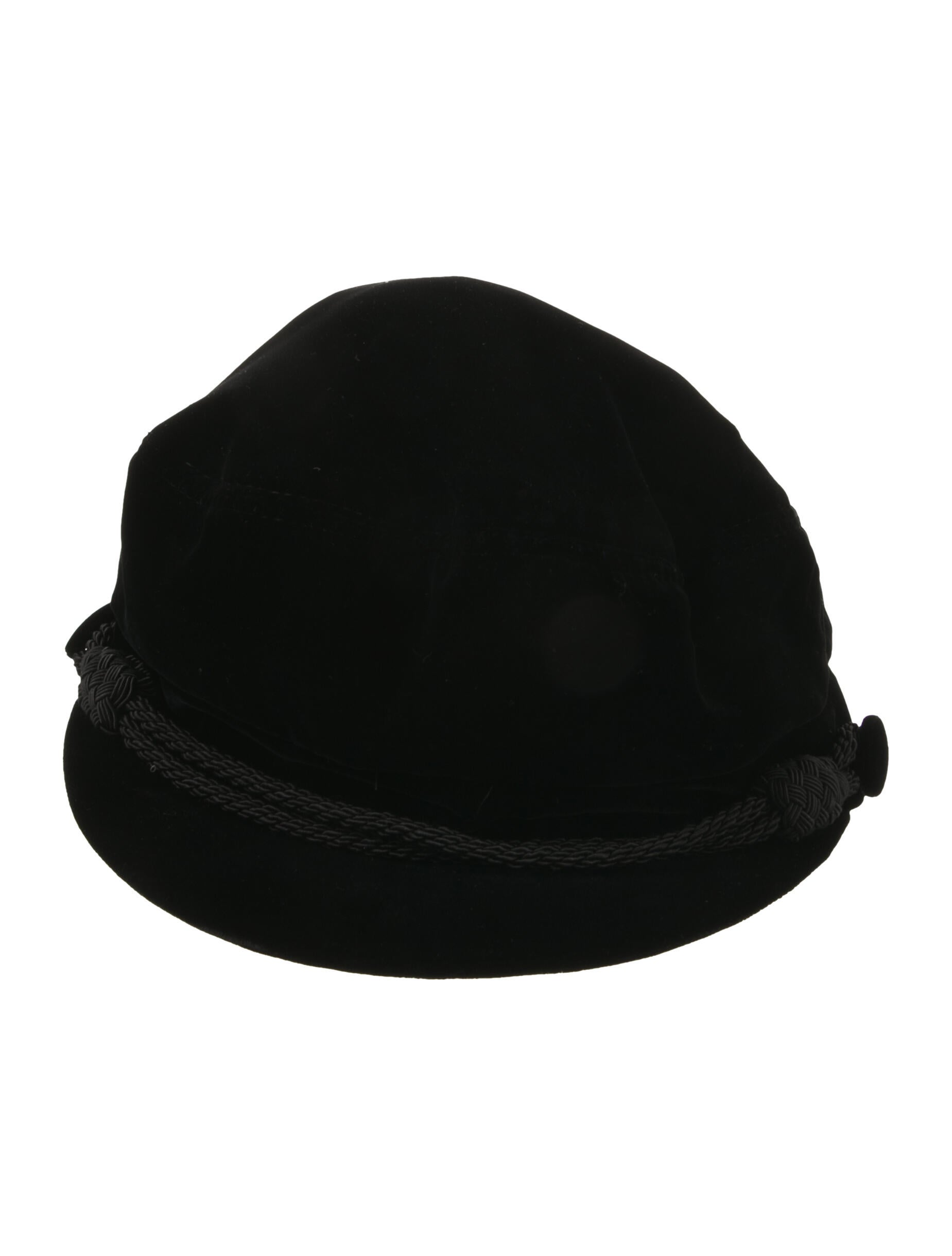 Saint Laurent Viscose Blend Newsboy Hat