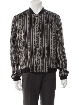 Saint Laurent 2017 Printed Bomber Jacket