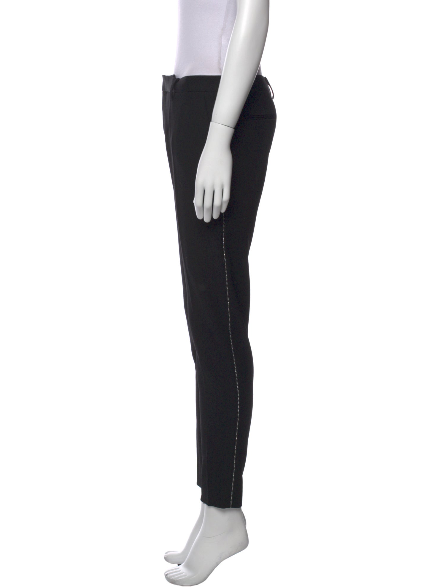 Saint Laurent Virgin Wool Skinny Leg Pants w/ Tags