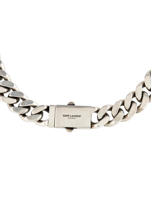 Saint Laurent Thick Curb Chain Necklace