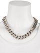 Saint Laurent Thick Curb Chain Collar Necklace