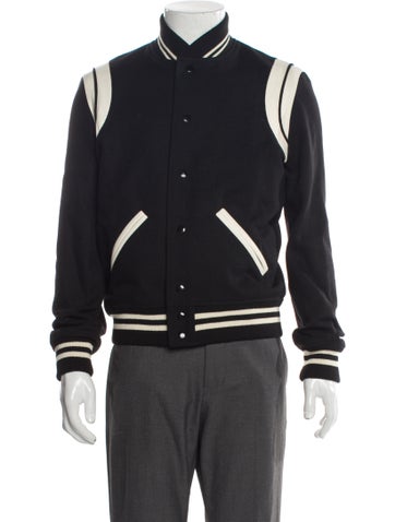 Saint Laurent Outerwear 2022 Teddy Varsity Jacket Us36, It46 | S