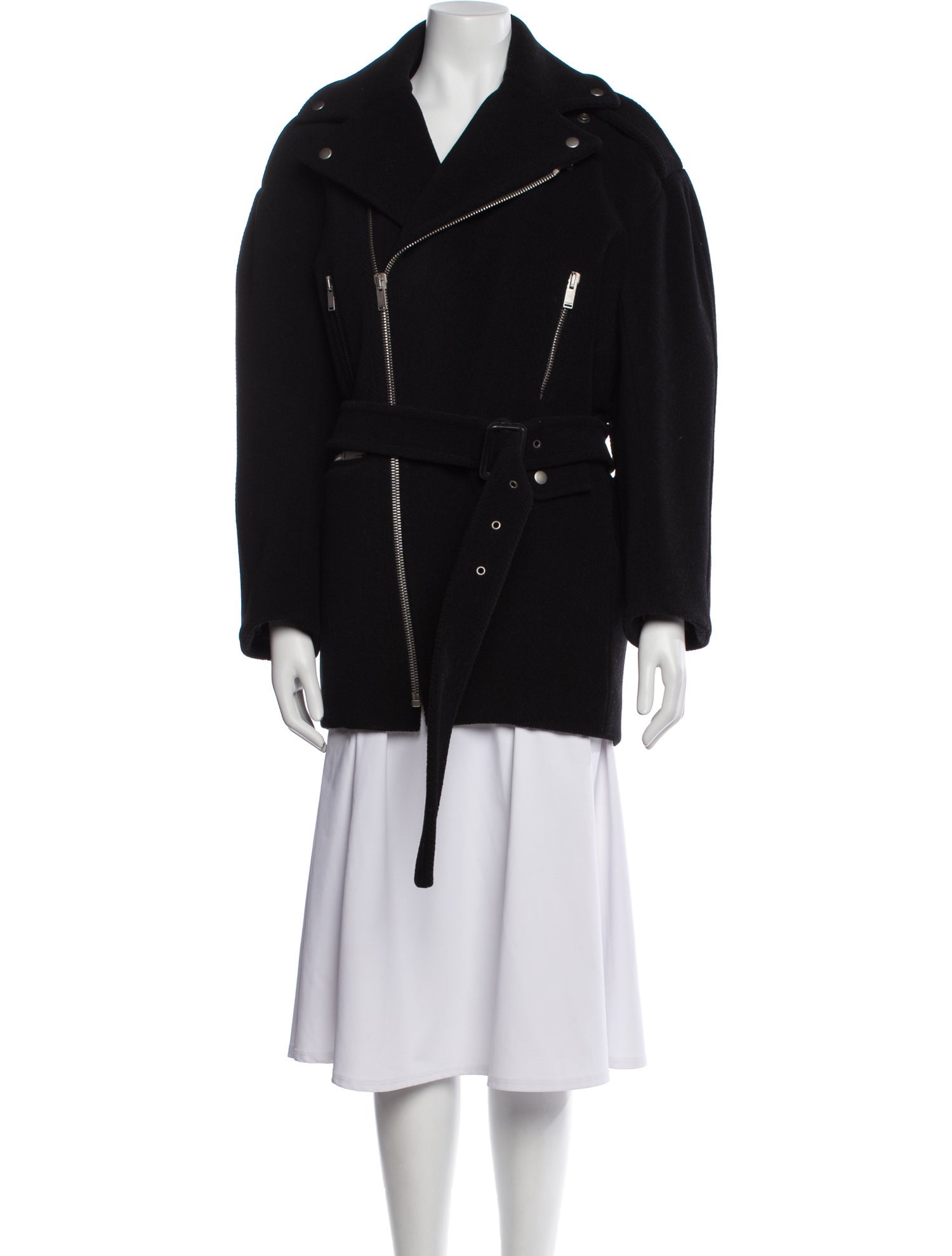 Saint Laurent Wool Trench Coat