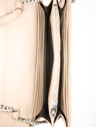 Saint Laurent Leather Wallet on a Chain