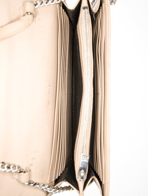 Saint Laurent Leather Wallet on a Chain