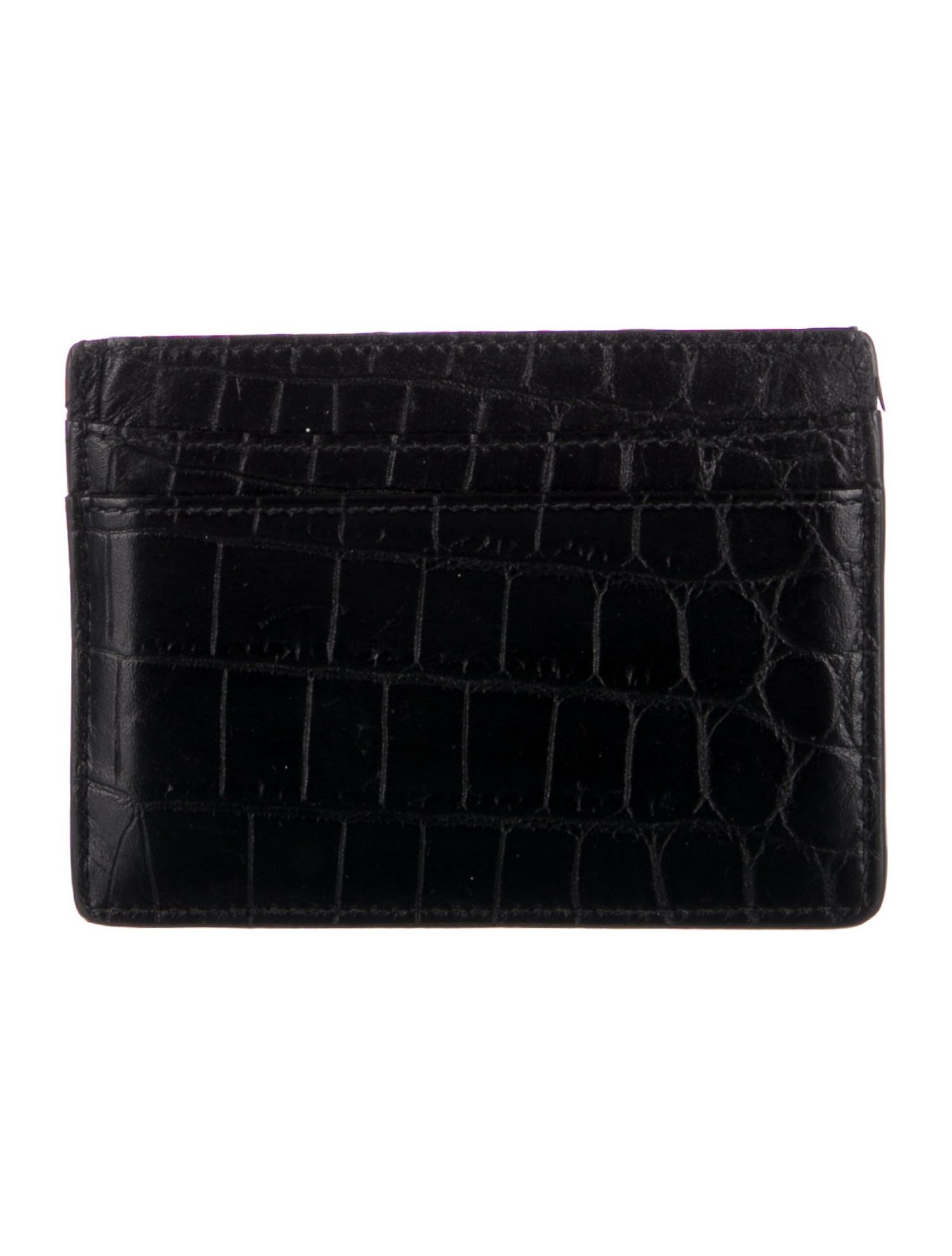 Saint Laurent 2020 Signature Logo Card Holder