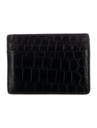 Saint Laurent 2020 Signature Logo Card Holder