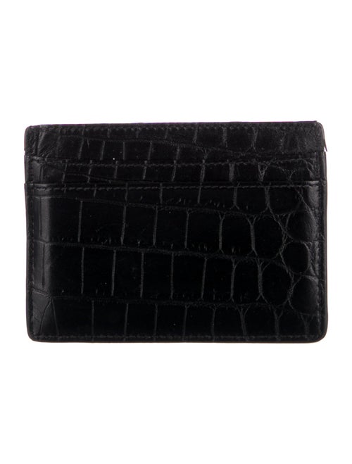Saint Laurent 2020 Signature Logo Card Holder