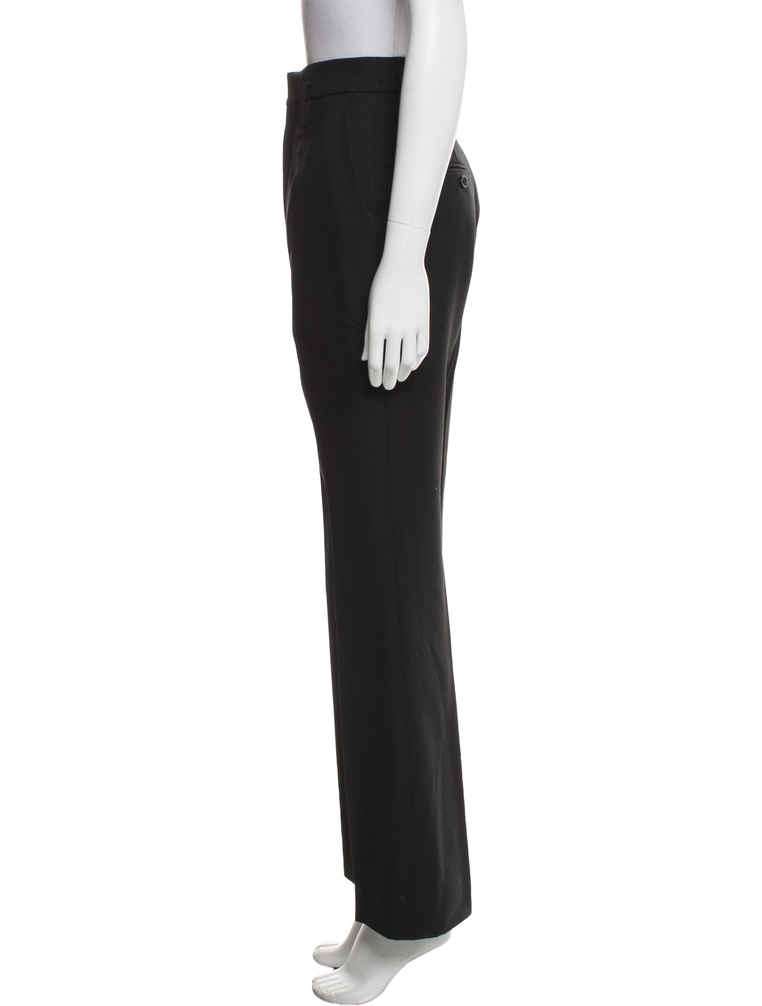 Saint Laurent Wool Wide Leg Pants