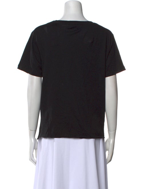 Saint Laurent Crew Neck Short Sleeve T-Shirt