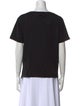 Saint Laurent Crew Neck Short Sleeve T-Shirt