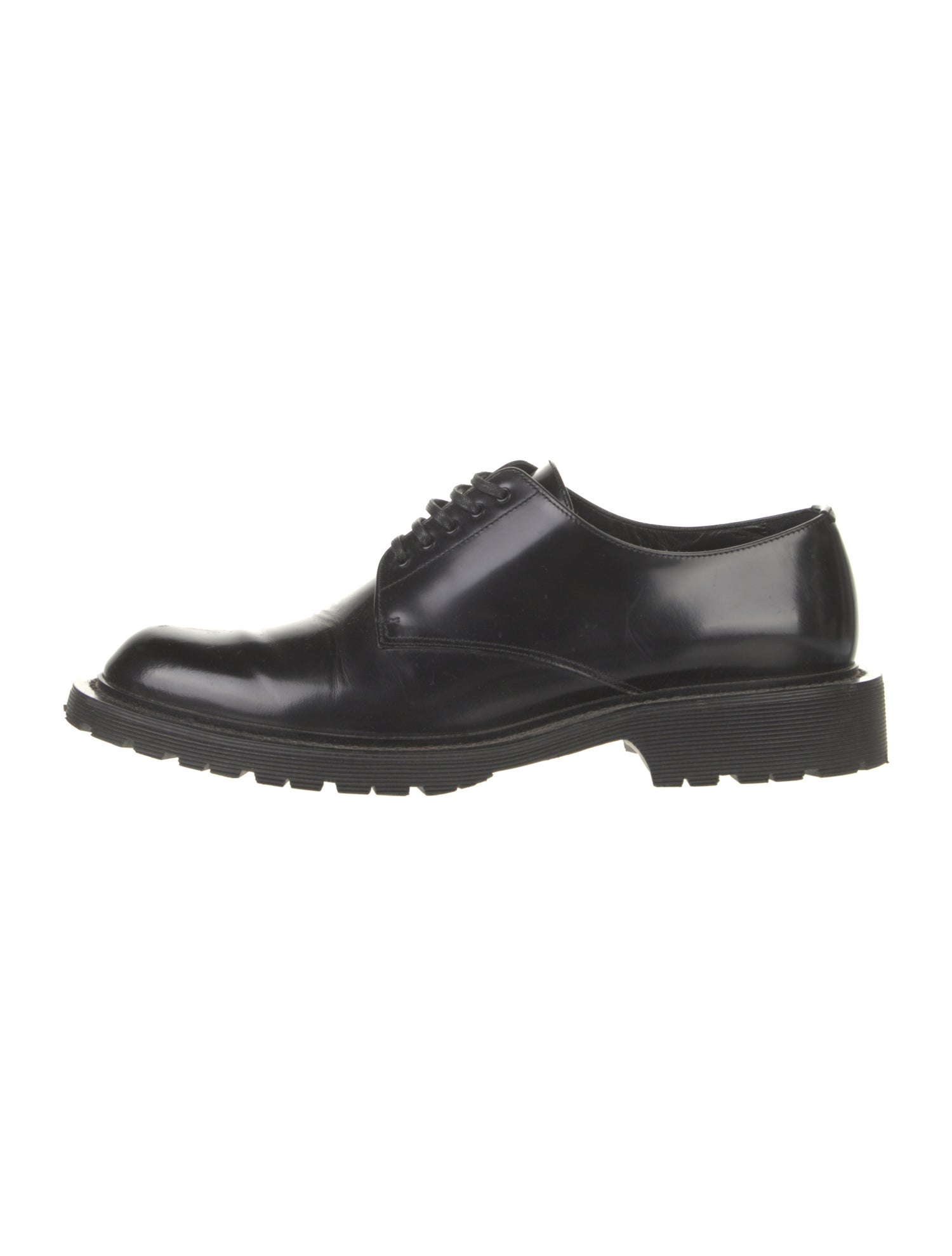 Saint Laurent Patent Leather Derby Shoes