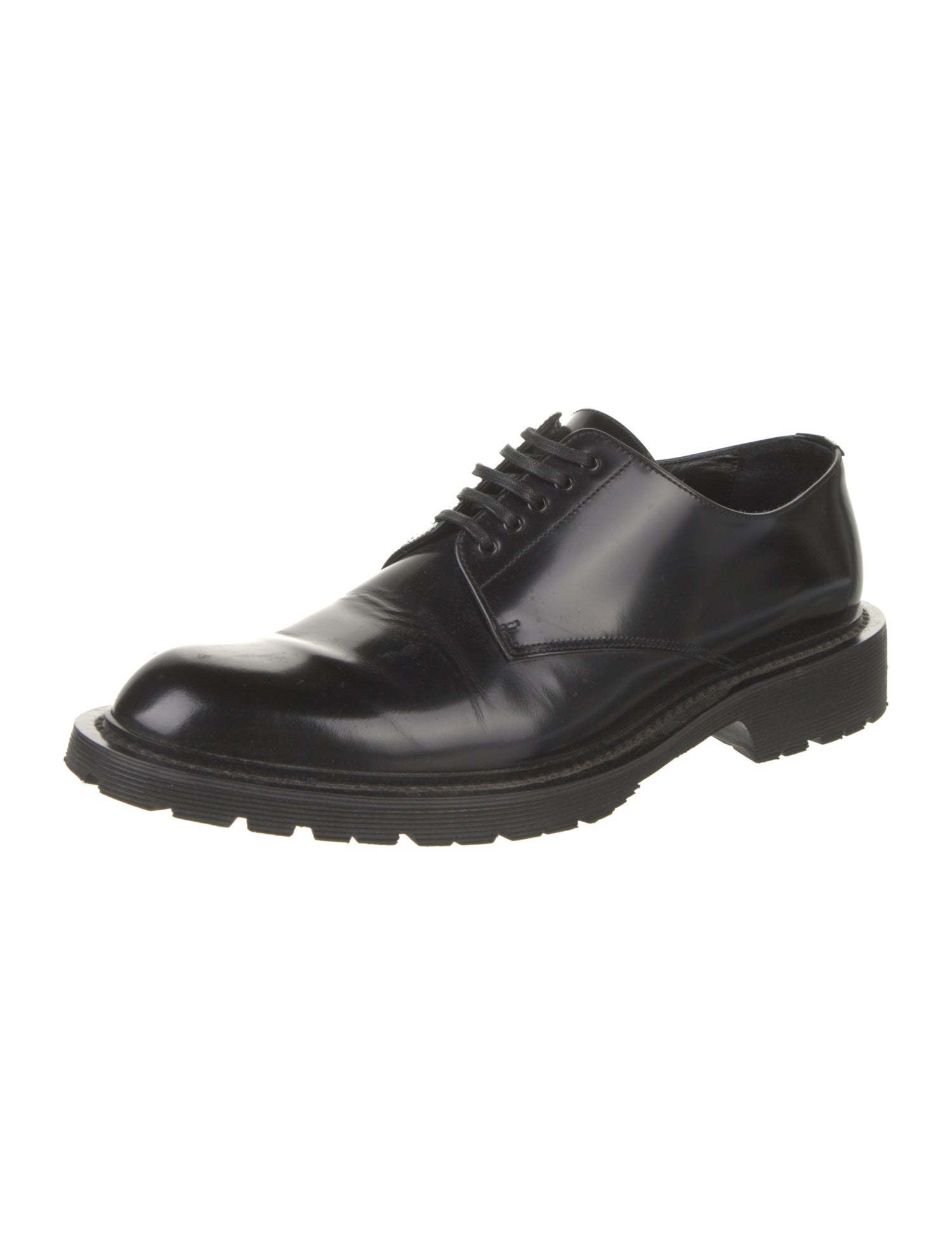 Saint Laurent Patent Leather Derby Shoes