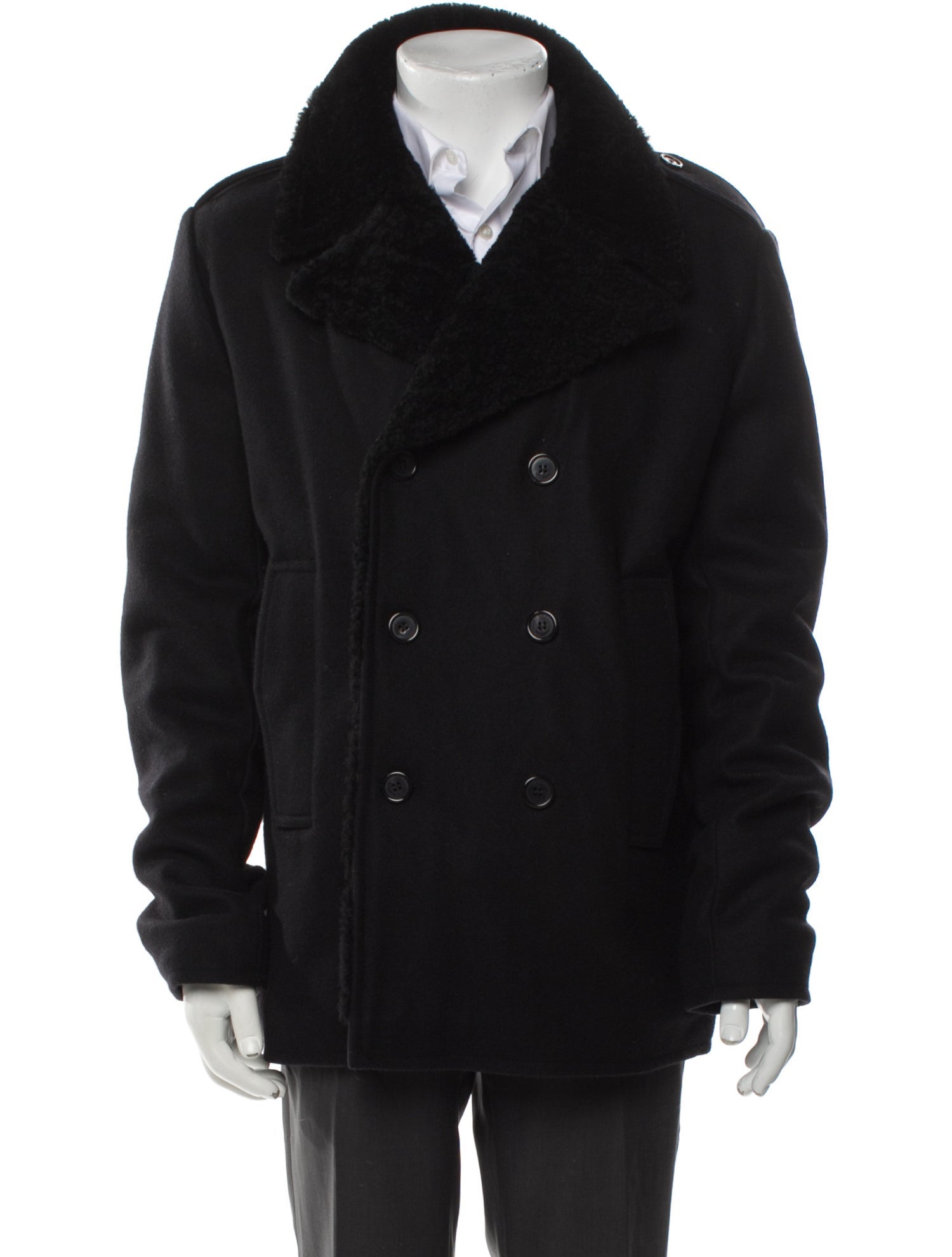 Saint Laurent 2019 Virgin Wool Peacoat