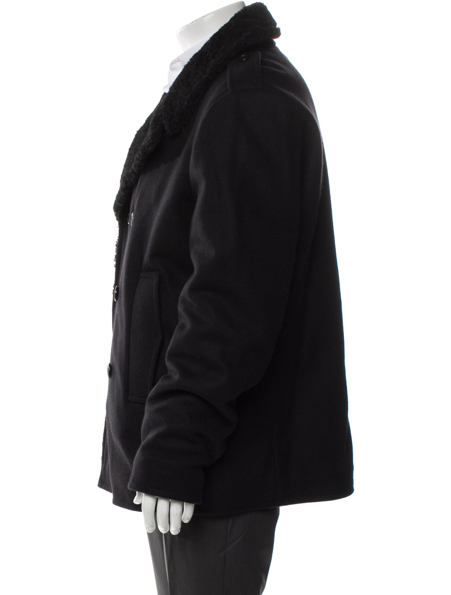 Saint Laurent 2019 Virgin Wool Peacoat