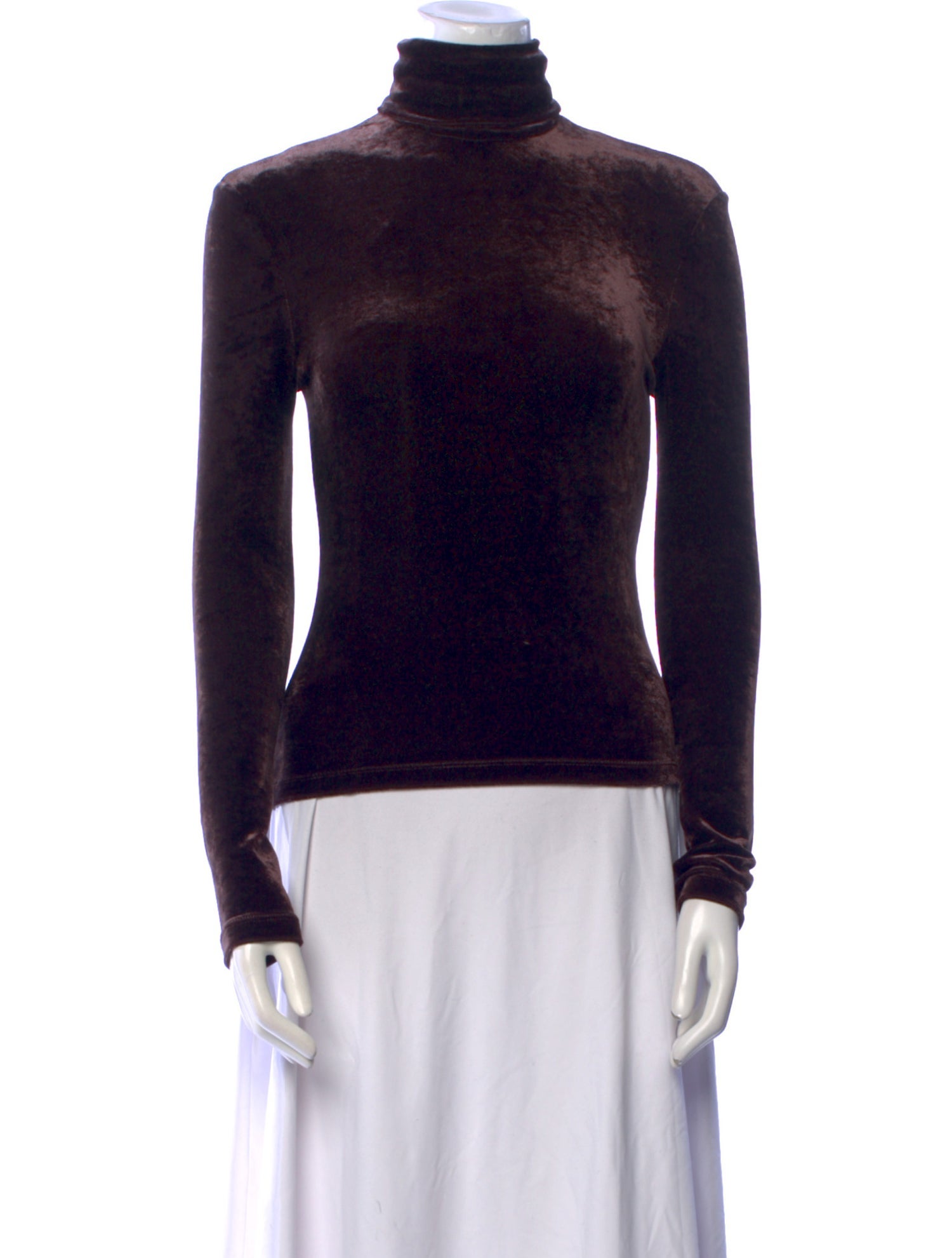 Saint Laurent Turtleneck Long Sleeve Sweatshirt