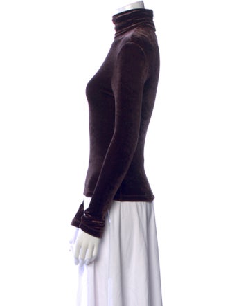 Saint Laurent Turtleneck Long Sleeve Sweatshirt