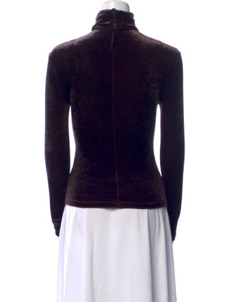 Saint Laurent Turtleneck Long Sleeve Sweatshirt