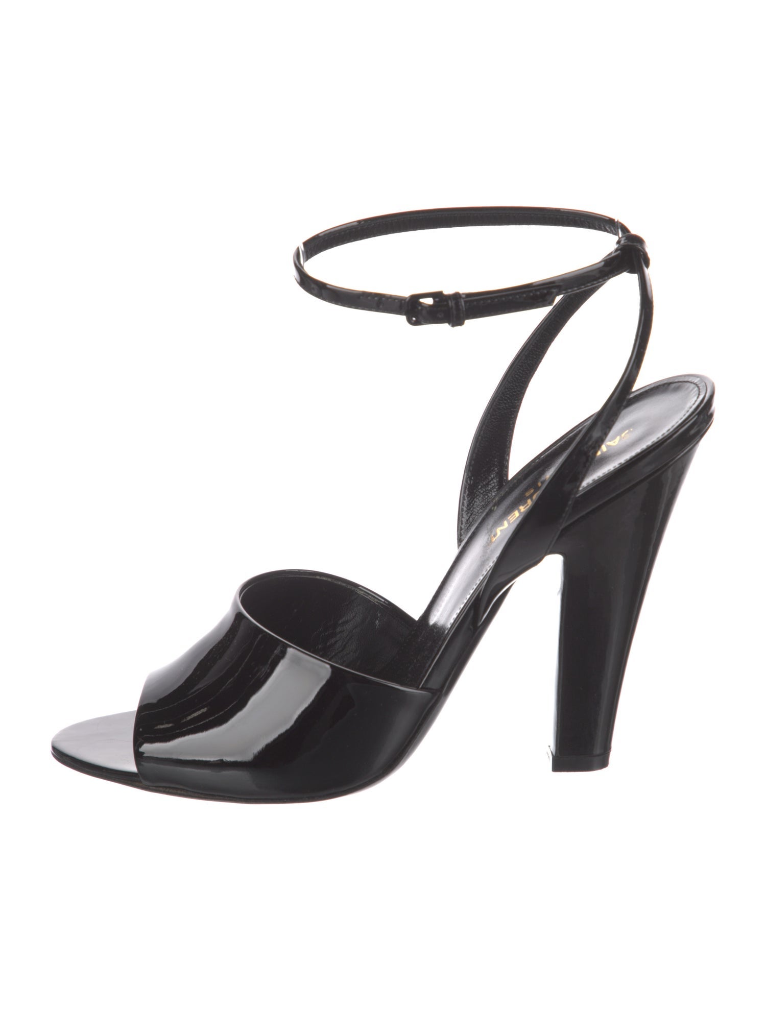 Saint Laurent Patent Leather Sandals