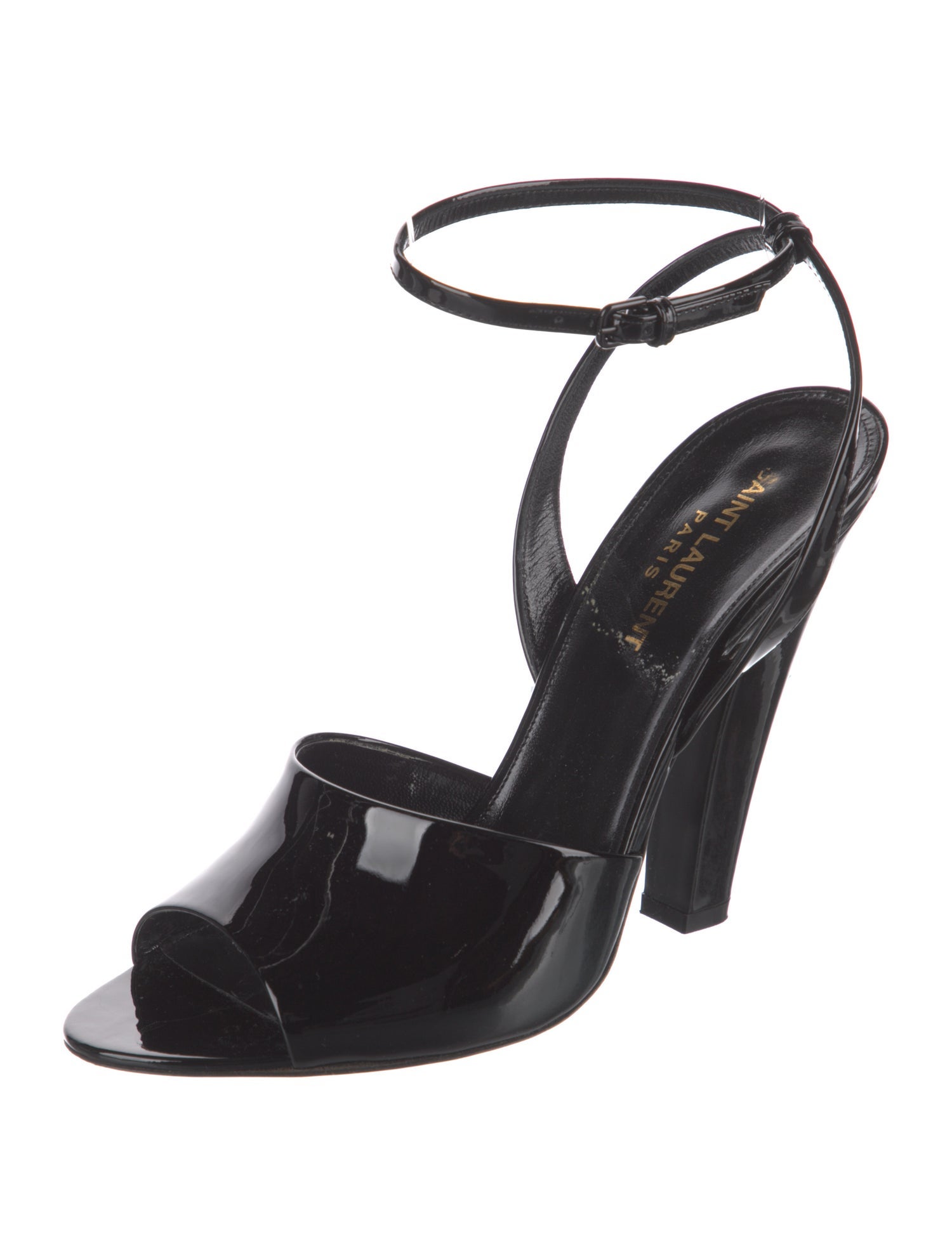 Saint Laurent Patent Leather Sandals