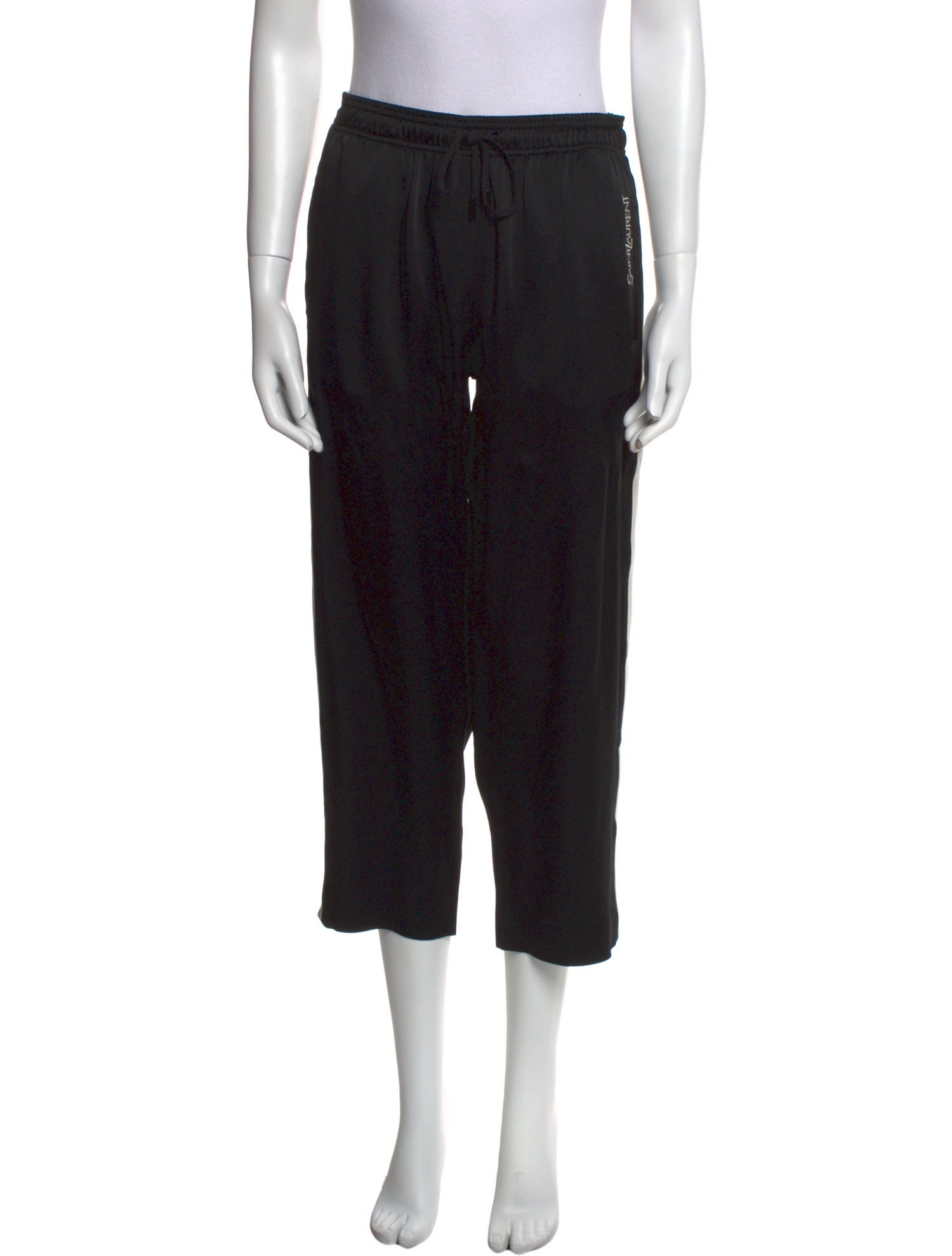 Saint Laurent Virgin Wool Straight Leg Pants