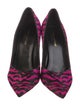 Saint Laurent Ponyhair Animal Print Pumps