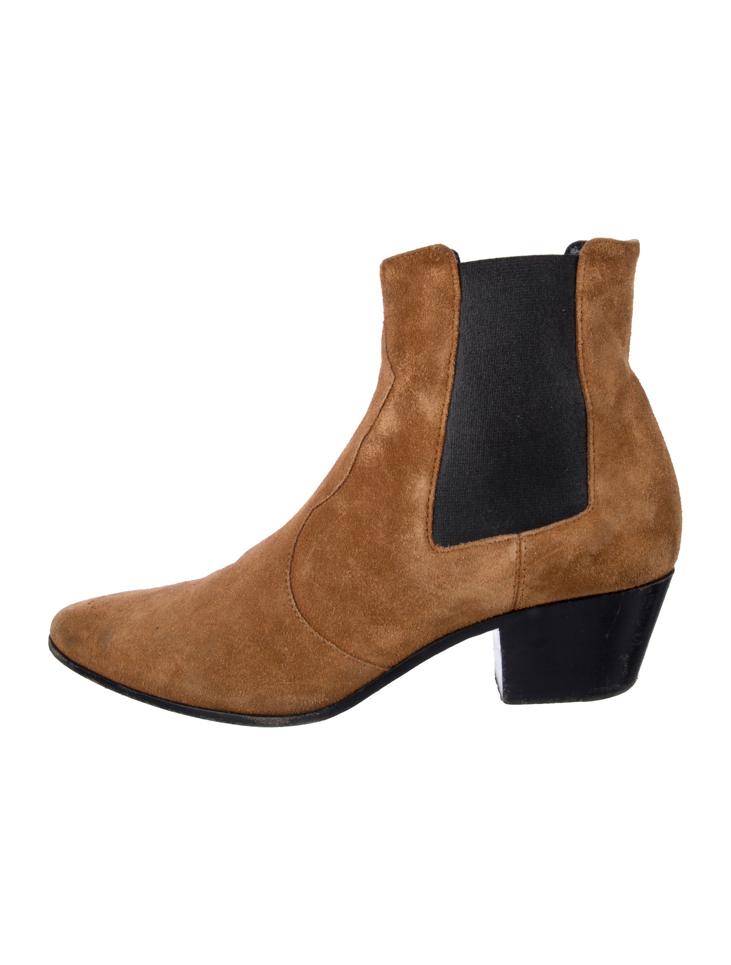 Saint Laurent Suede Chelsea Boots
