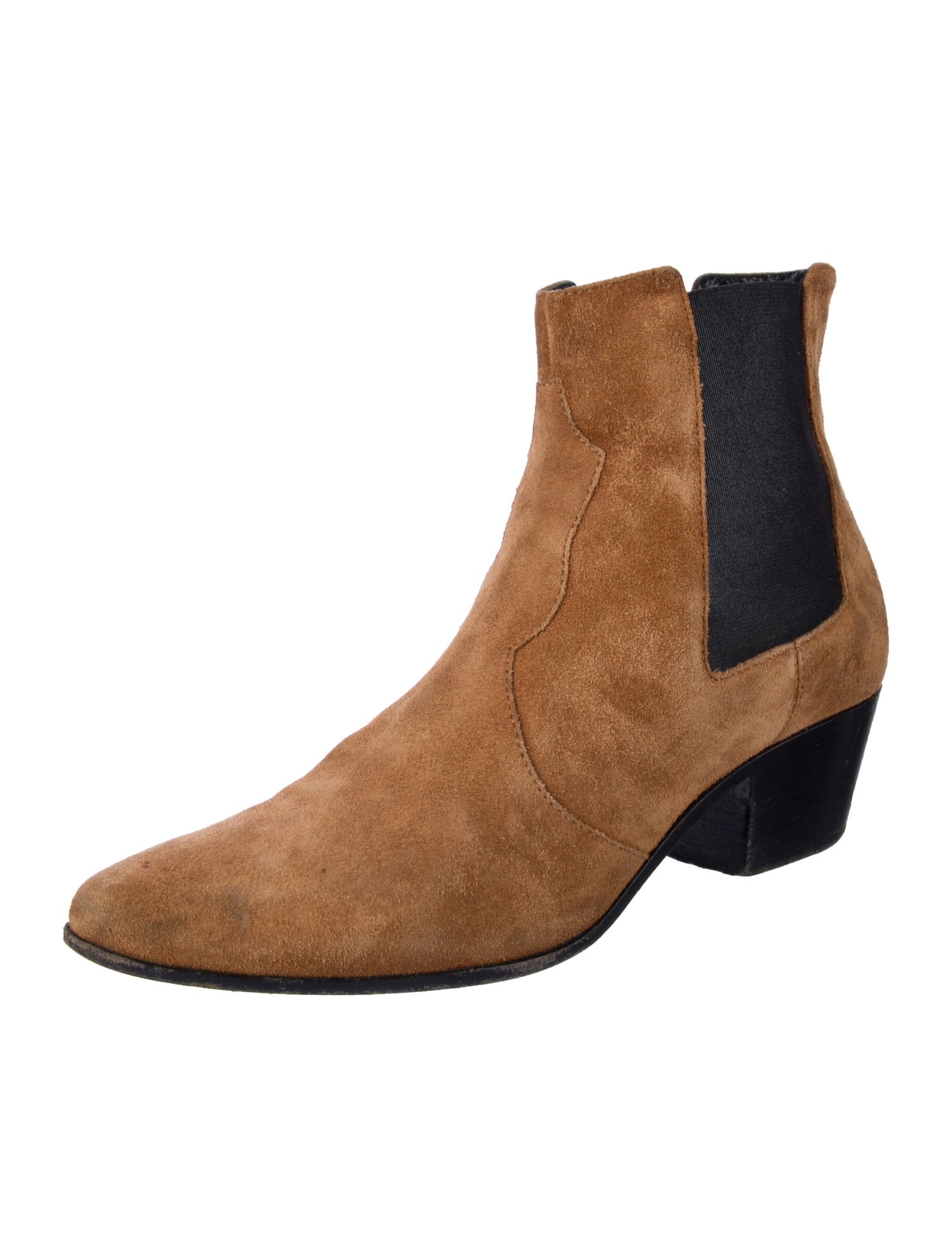 Saint Laurent Suede Chelsea Boots