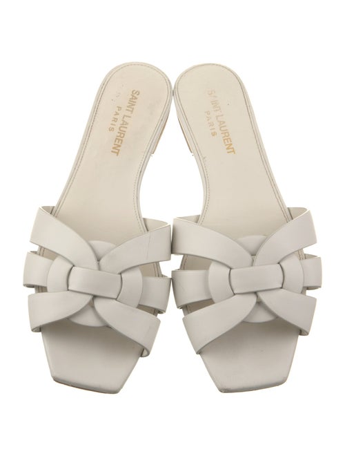 Saint Laurent Leather Slides