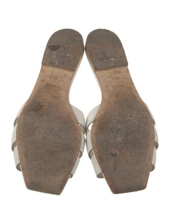 Saint Laurent Leather Slides