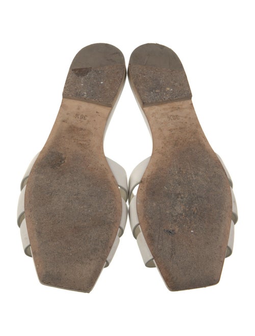 Saint Laurent Leather Slides