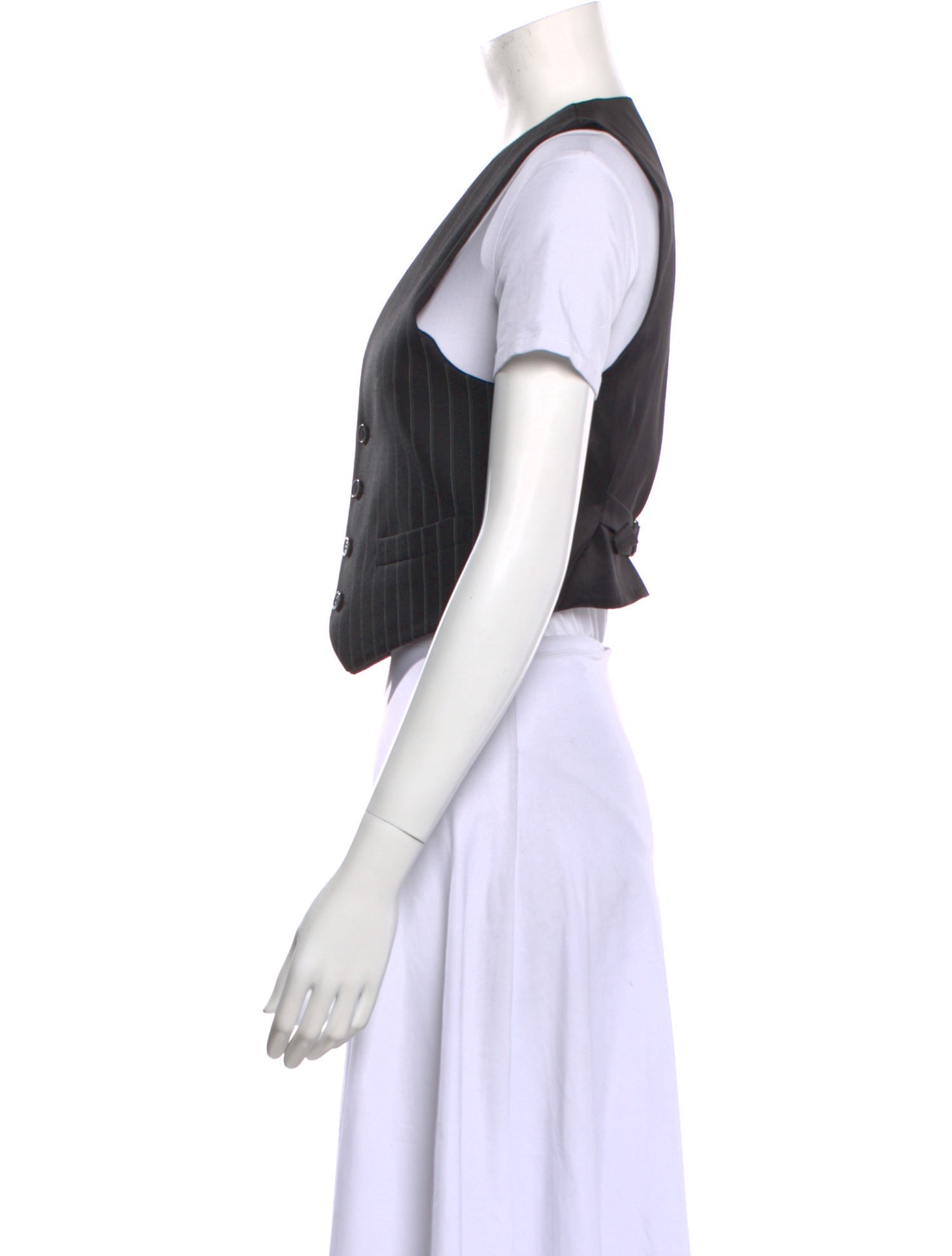 Saint Laurent 2021 Wool Crop Top