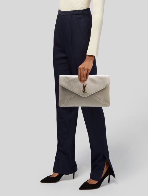 Saint Laurent Leather Cassandre 2024