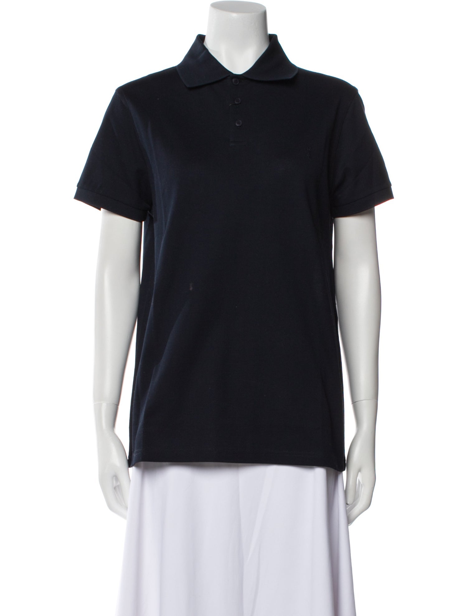 Saint Laurent Short Sleeve Polo