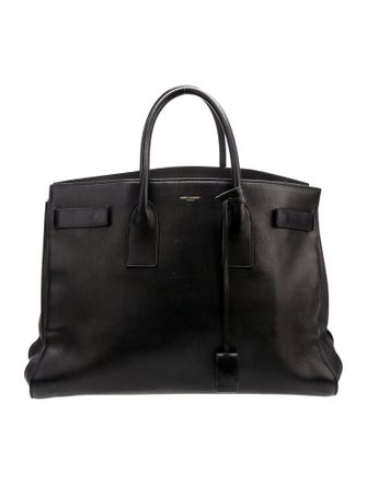 Saint Laurent Leather Sac De Jour
