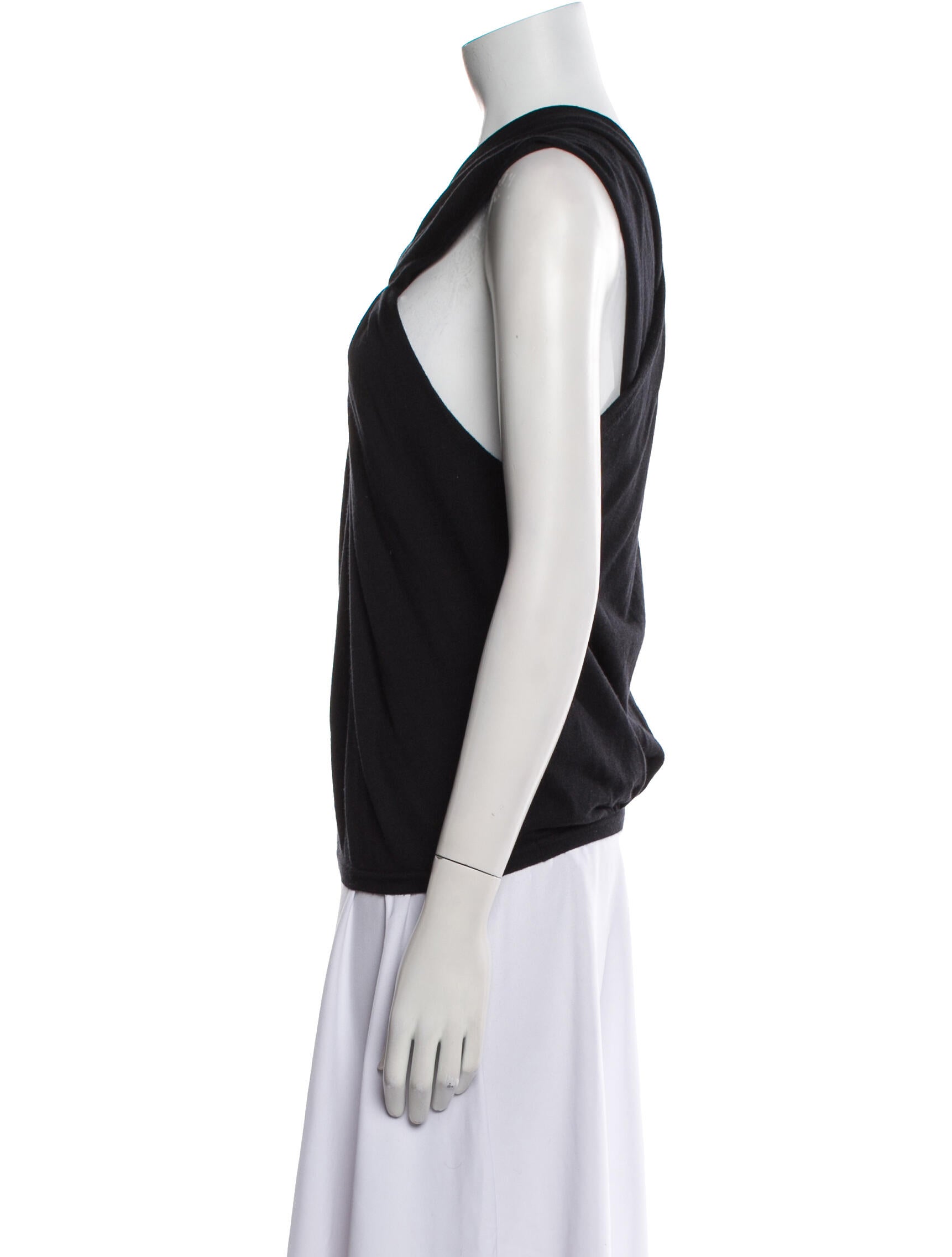 Saint Laurent Cashmere V-Neck Top