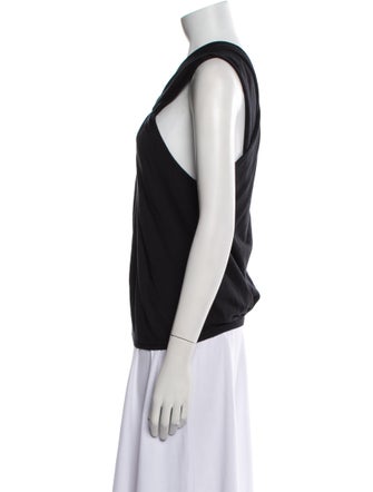 Saint Laurent Cashmere V-Neck Top