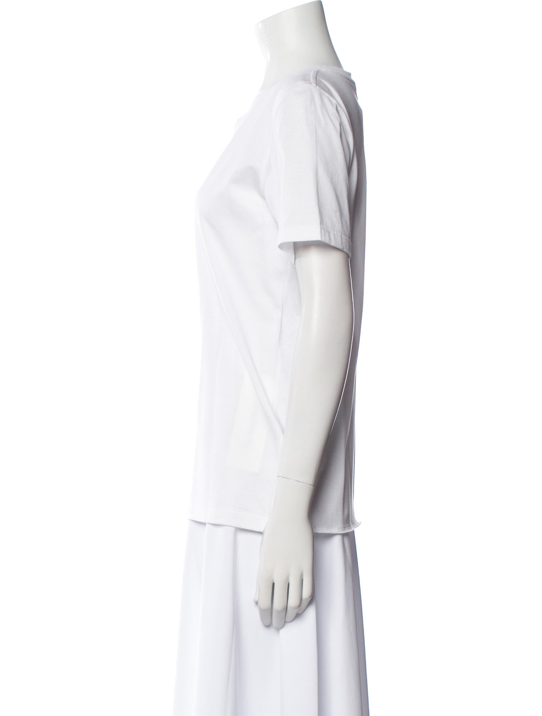 Saint Laurent Graphic Print Scoop Neck T-Shirt