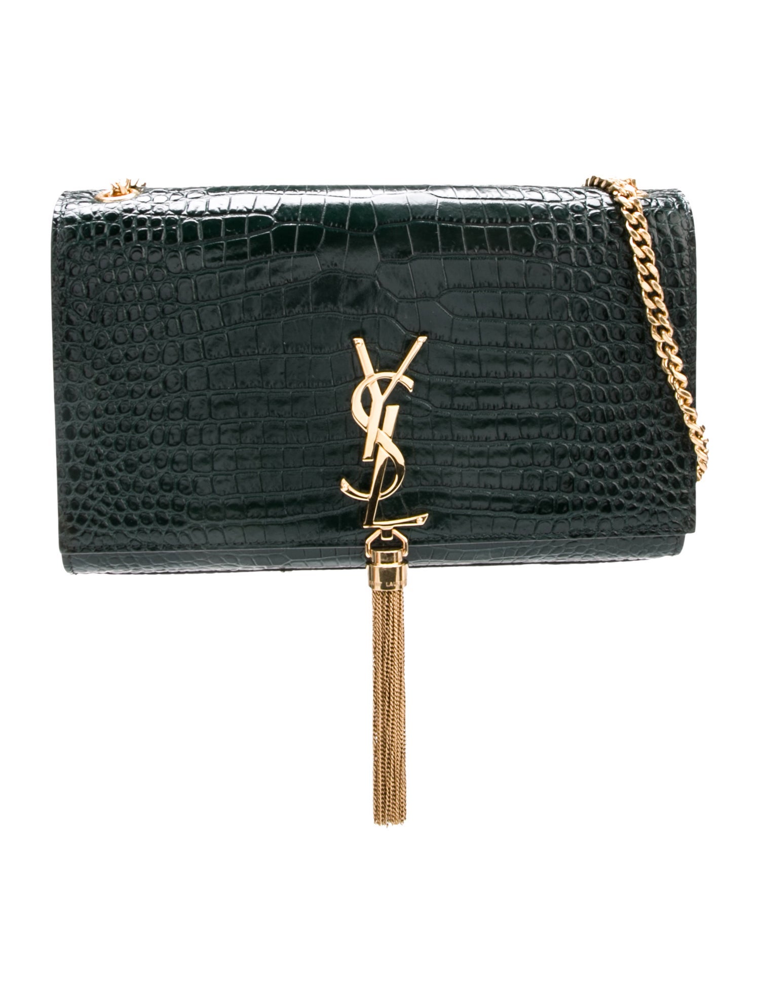 Saint Laurent Embossed Leather Kate