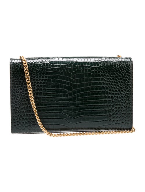 Saint Laurent Embossed Leather Kate