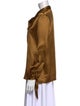 Saint Laurent Silk Long Sleeve Blouse