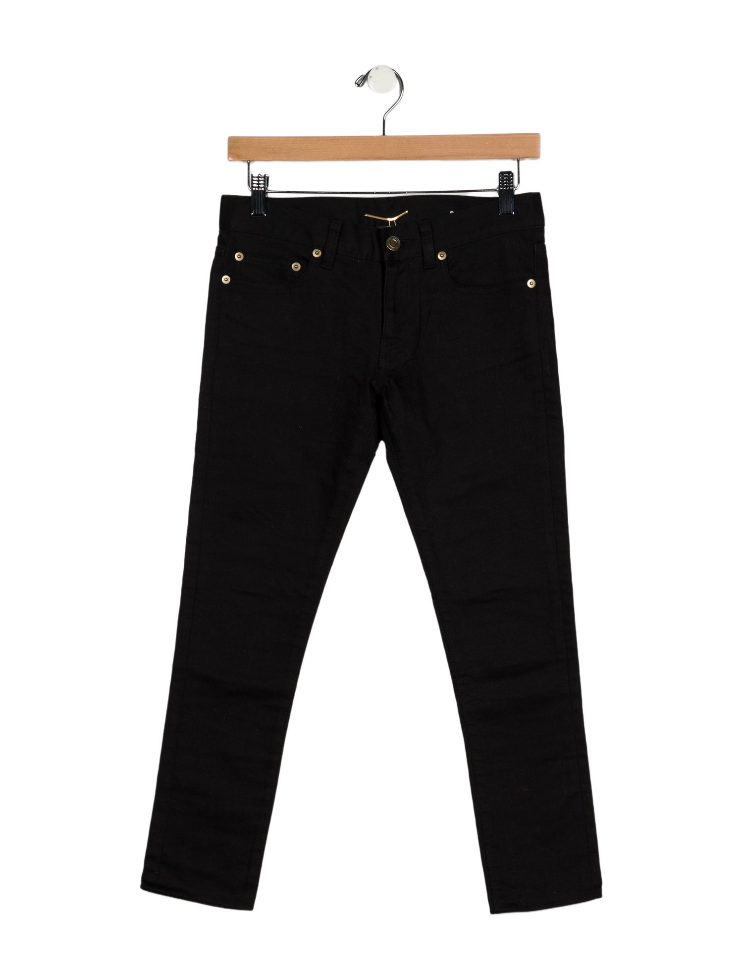 Saint Laurent Low-Rise Skinny Leg Jeans