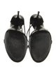 Saint Laurent Patent Leather T-Strap Sandals